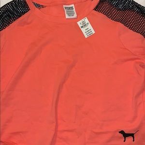 Peachy VS Pink Crop Top (Brand new)